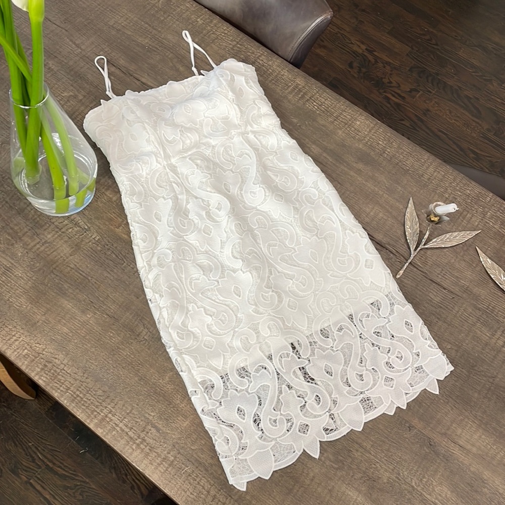 Bardot White Lace Dress